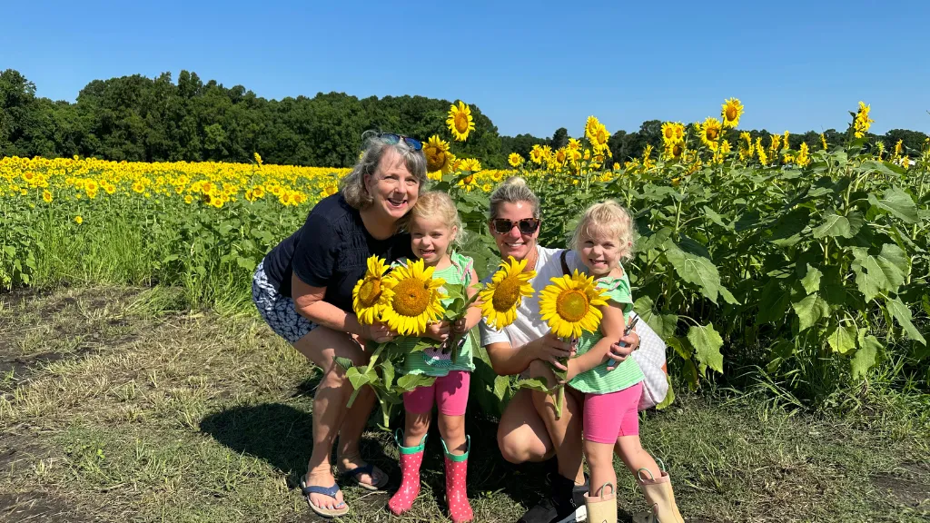 Family Fun Boone Hall Farms Sunflowers