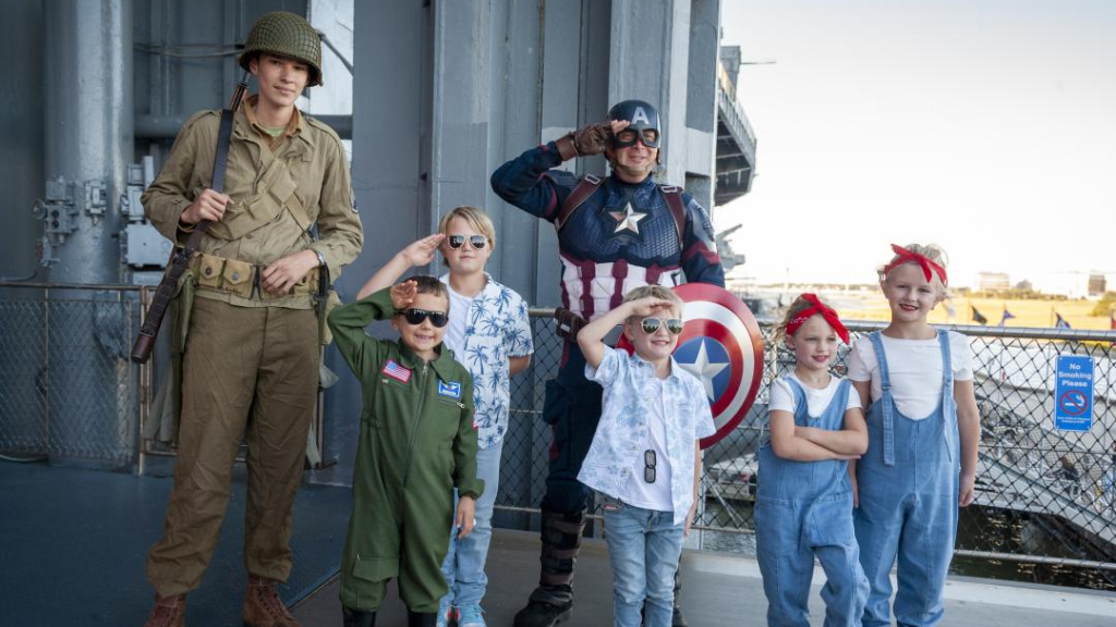 Trick or Treat on the Yorktown