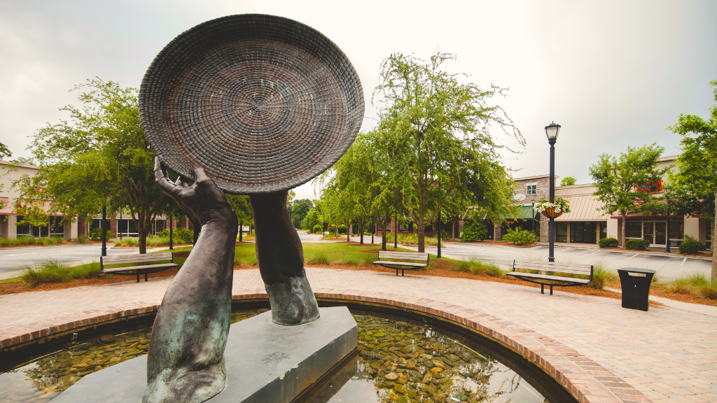 Winnowing Hands Sweetgrass Statue